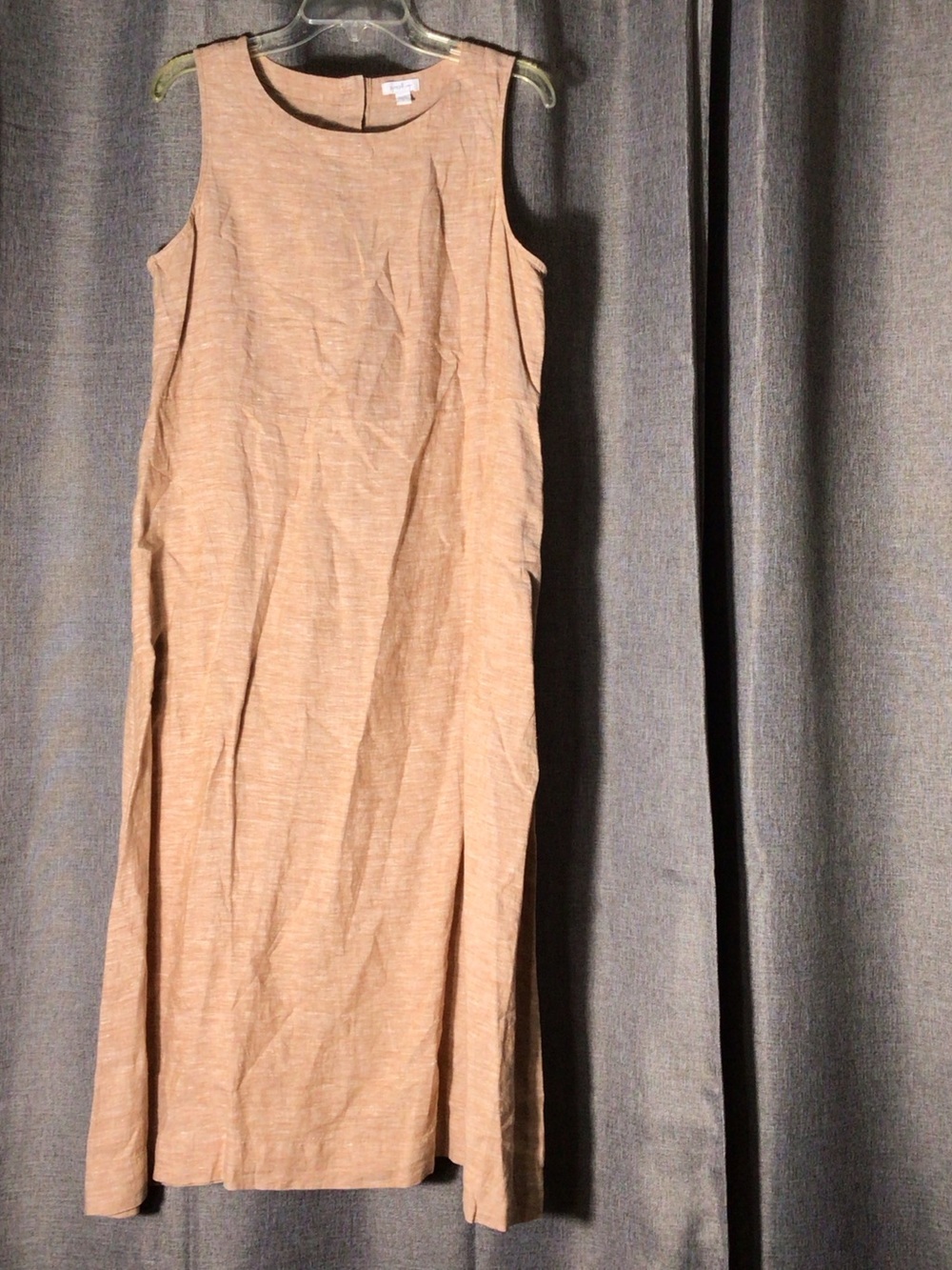 100% linen maxi dress